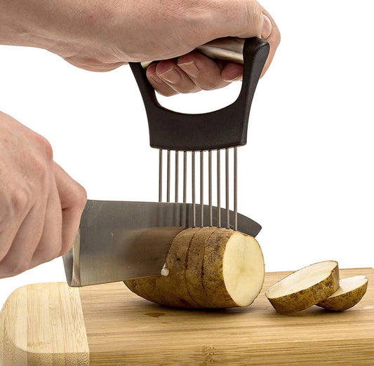 Peigne Coupe-Oignons, Tomate, Pomme de Terre, Viande, Fruits | Découpe Facile et Rapide en Cuisine