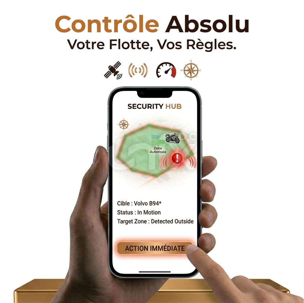 Traceur GPS Satellite en Temps Réel pour Voiture, Moto, Camion et Flotte : Contre les Voleurs et Chauffeurs Menteurs
