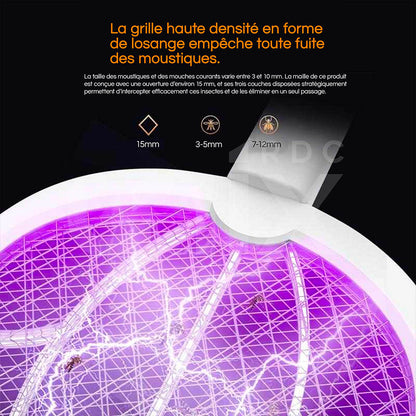 Raquette Anti-Moustiques Rechargeable – L'Arme Ultime Contre les Insectes !
